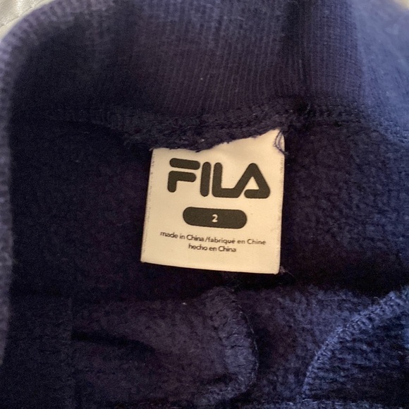 FILA Blue, White and Red Sweatsuit Hoodie Set - Picture 10 of 12